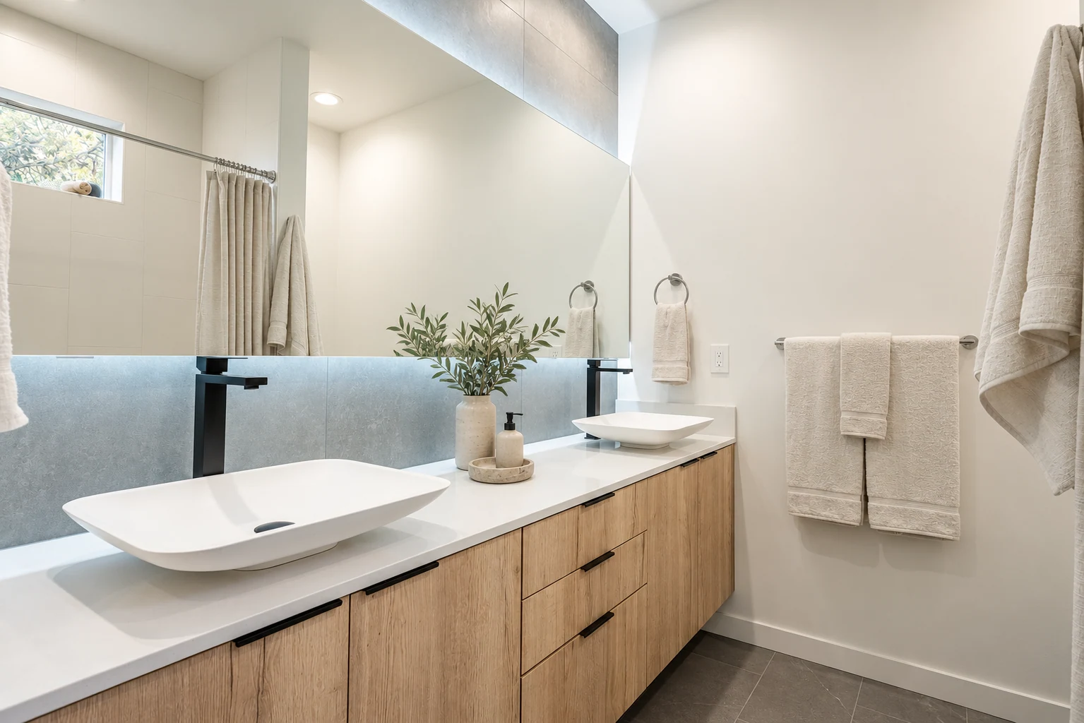Lumen8 double vanity visualization