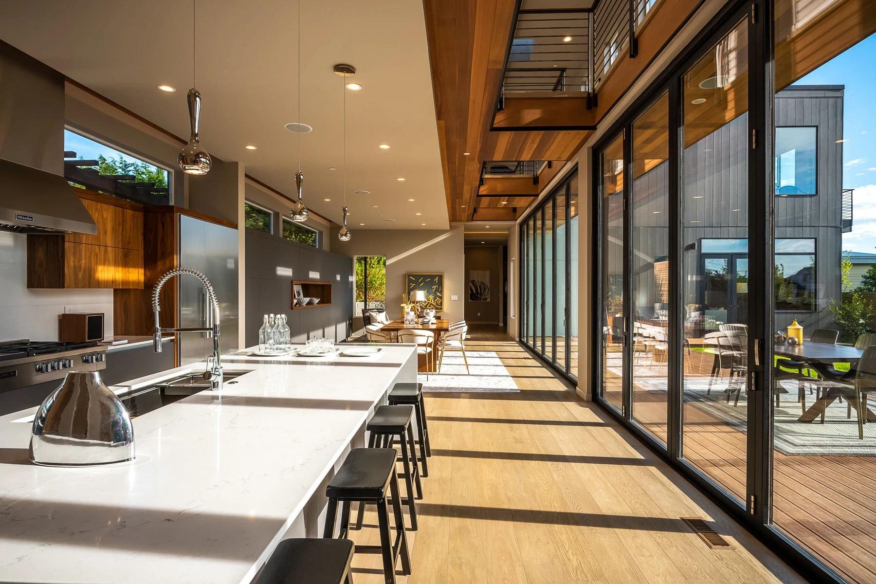 Timber, stone and glass at 167 Kirkland