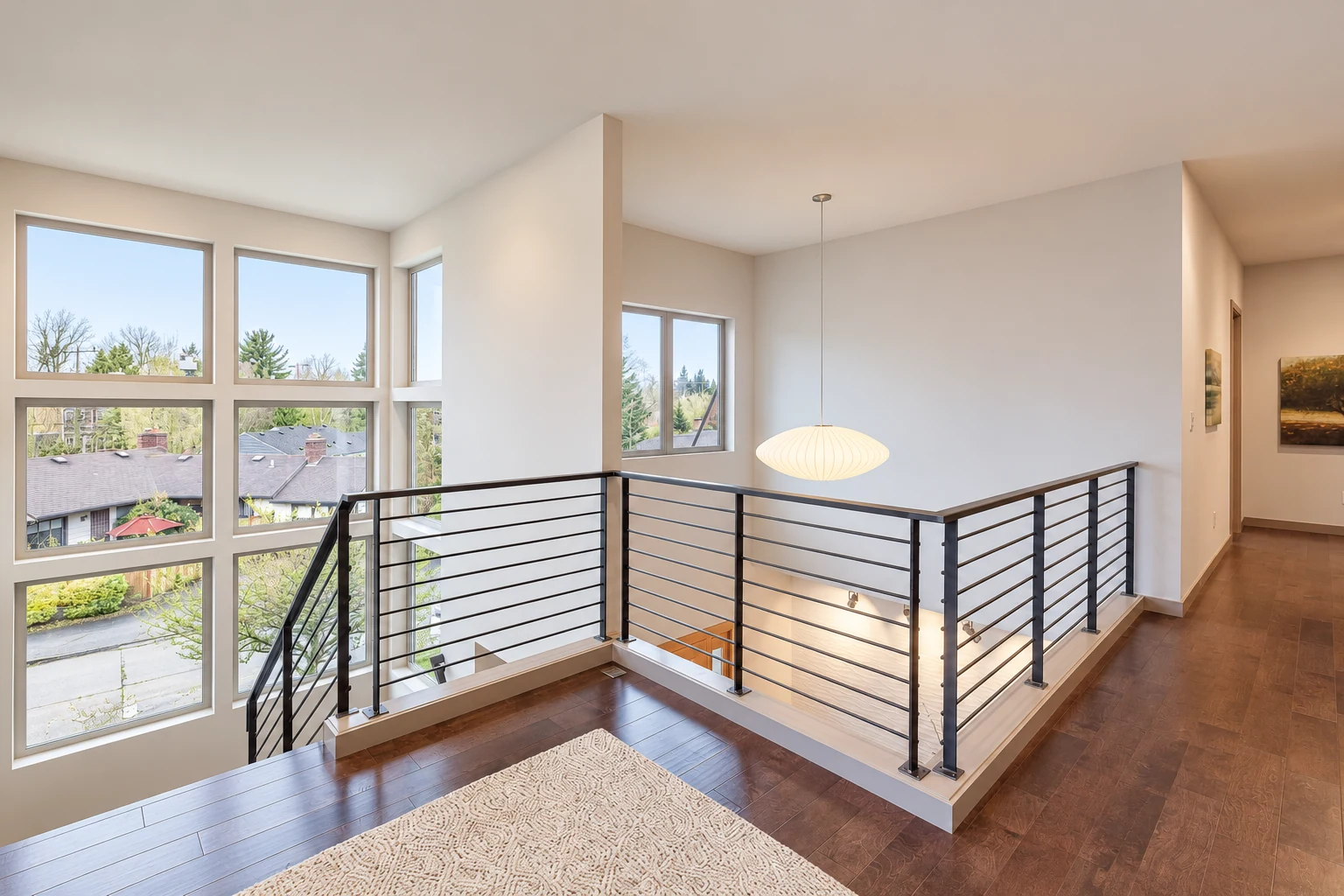 Stair landing visualization